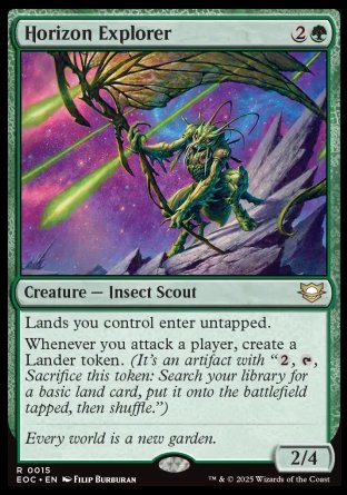 (015) Magic The Gathering Commander: Edge of Eternities Single: Horizon Explorer  Rare