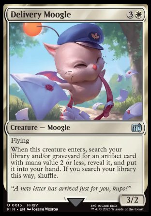 (015) Magic The Gathering Magic: The Gathering - FINAL FANTASY Single: Delivery Moogle  Uncommon