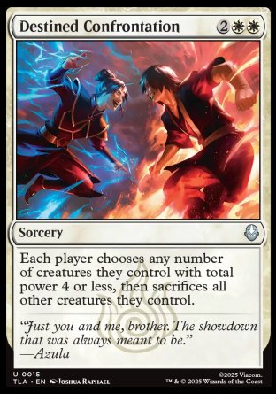 (015) Magic The Gathering Magic: The Gathering | Avatar: The Last Airbender Single: Destined Confrontation Holo Uncommon
