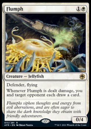 (015) Magic The Gathering Adventures in the Forgotten Realms Single: Flumph Holo Rare