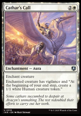 (016) Magic The Gathering Innistrad Remastered Single: Cathar's Call  Uncommon