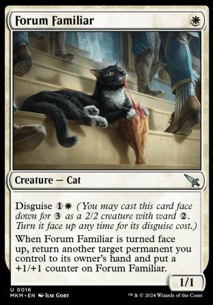 (016) Magic The Gathering Murders at Karlov Manor Single: Forum Familiar Holo Uncommon