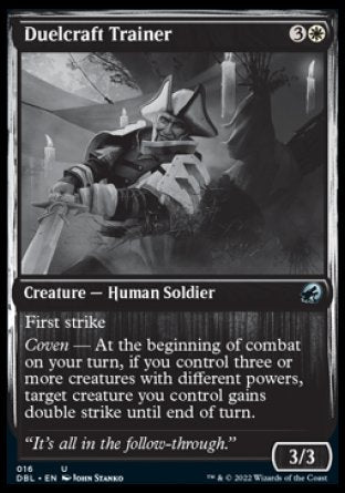 (016) Magic The Gathering Innistrad: Double Feature Single: Duelcraft Trainer Holo Uncommon