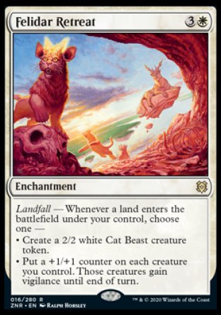 (016) Magic The Gathering Zendikar Rising: Promos Single: Felidar Retreat (V.2) Holo Rare