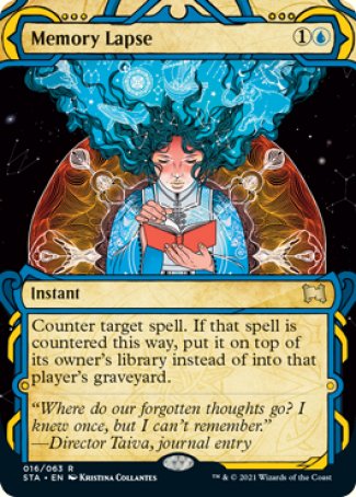 (016) Magic The Gathering Mystical Archive Single: Memory Lapse (V.3) Holo Rare