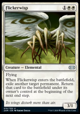 (016/332) Magic The Gathering Double Masters Single: Flickerwisp  Uncommon