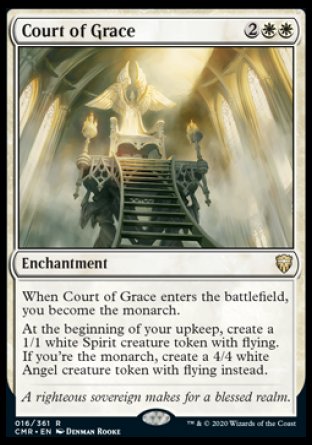 (016/361) Magic The Gathering Commander Legends Single: Court of Grace  Rare