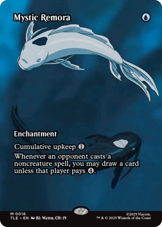(016) Magic The Gathering Magic: The Gathering | Avatar: The Last Airbender: Eternal Single: Mystic Remora Holo Mythic