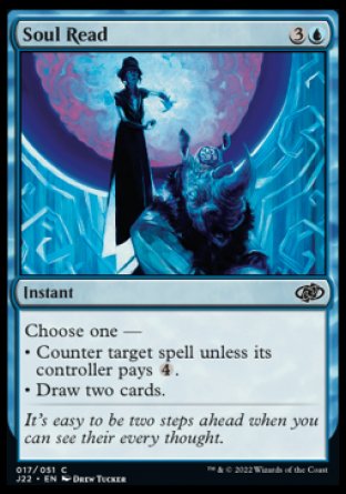 (017) Magic The Gathering Jumpstart 2022 Single: Soul Read  Common