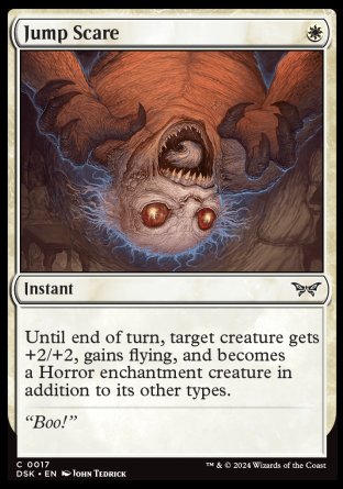 (017) Magic The Gathering Duskmourn: House of Horror Single: Jump Scare  Common