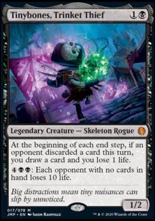 (017) Magic The Gathering Jumpstart Single: Tinybones, Trinket Thief  Mythic