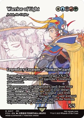 (017) Magic The Gathering Magic: The Gathering - FINAL FANTASY Through the Ages Single: Jodah, the Unifier Holo Rare