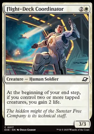 (017) Magic The Gathering Edge of Eternities Single: Flight-Deck Coordinator Holo Common