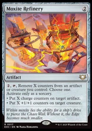 (017) Magic The Gathering Commander: Edge of Eternities Single: Moxite Refinery  Rare