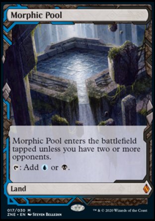 (017/030) Magic The Gathering Zendikar Rising Expeditions Single: Morphic Pool Holo Mythic