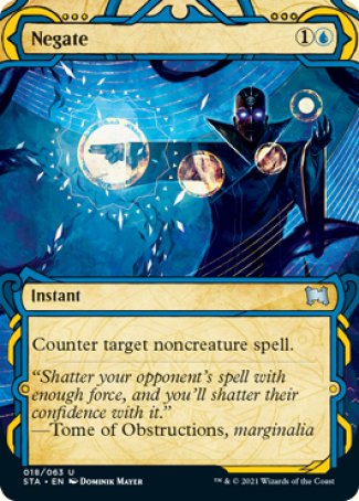 (018) Magic The Gathering Mystical Archive Single: Negate (V.3)  Uncommon