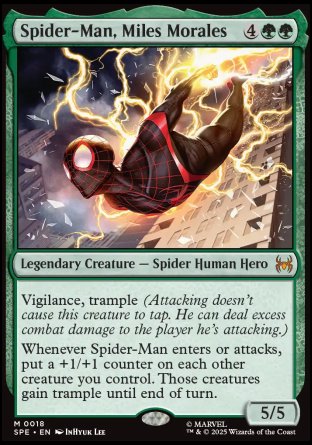 (018) Magic The Gathering Magic: The Gathering | Marvel's Spider-Man: Eternal Single: Spider-Man, Miles Morales  Mythic