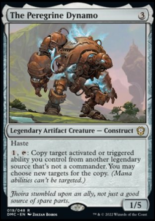 (019) Magic The Gathering Commander: Dominaria United Single: The Peregrine Dynamo  Rare