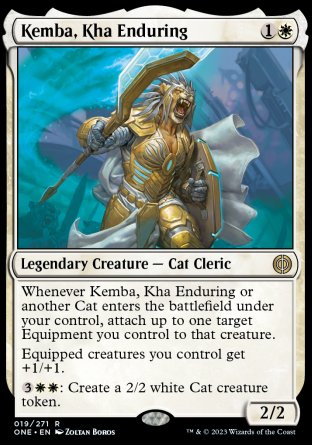 (019) Magic The Gathering Phyrexia: All Will Be One Single: Kemba, Kha Enduring  Rare