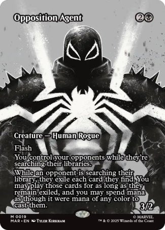 (019) Magic The Gathering Magic: The Gathering | Marvel's Spider-Man: Source Material Cards Single: Opposition Agent  Mythic