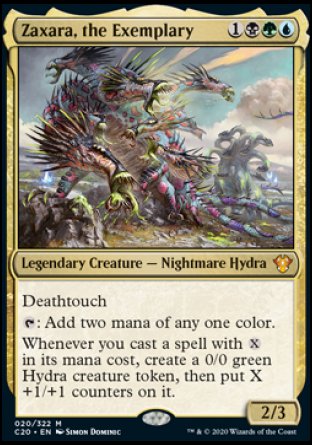 (020/322) Magic The Gathering Commander: Ikoria Single: Zaxara, the Exemplary  Mythic