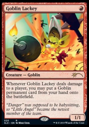 (020) Magic The Gathering Secret Lair Drop Series Single: Goblin Lackey  Rare