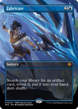 (020) Magic The Gathering Special Guests Single: Fabricate Holo Mythic