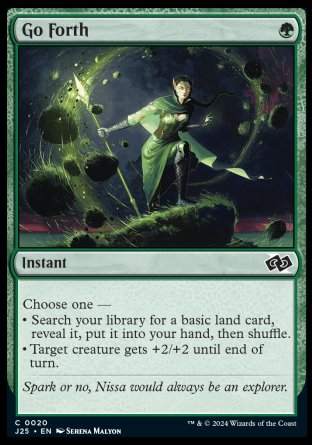 (020) Magic The Gathering Foundations Jumpstart Single: Go Forth  Common
