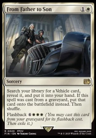 (020) Magic The Gathering Magic: The Gathering - FINAL FANTASY Single: From Father to Son  Rare