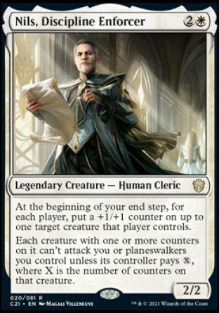 (020) Magic The Gathering Commander: Strixhaven Single: Nils, Discipline Enforcer  Rare