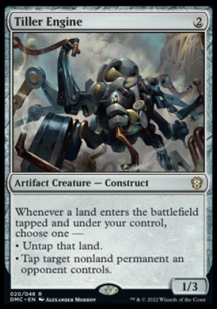 (020) Magic The Gathering Commander: Dominaria United Single: Tiller Engine  Rare
