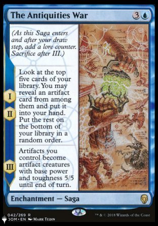 (042) Magic The Gathering The List Single: The Antiquities War  Rare