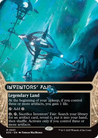 (021) Magic The Gathering Stellar Sights Single: Inventors' Fair (V.1)  Mythic