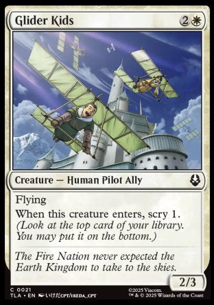 (021) Magic The Gathering Magic: The Gathering | Avatar: The Last Airbender Single: Glider Kids  Common
