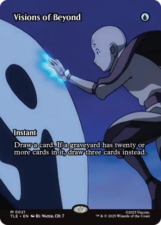 (021) Magic The Gathering Magic: The Gathering | Avatar: The Last Airbender: Eternal Single: Visions of Beyond  Mythic