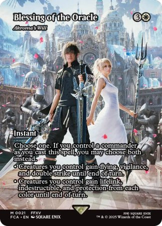(021) Magic The Gathering Magic: The Gathering - FINAL FANTASY Through the Ages Single: Akroma's Will  Mythic