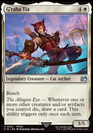 (021) Magic The Gathering Magic: The Gathering - FINAL FANTASY Single: G'raha Tia  Uncommon