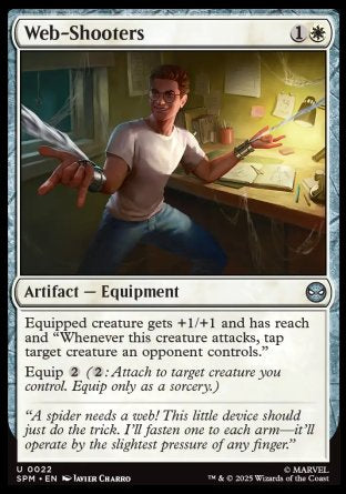 (022) Magic The Gathering Magic: The Gathering | Marvel's Spider-Man Single: Web-Shooters Holo Uncommon
