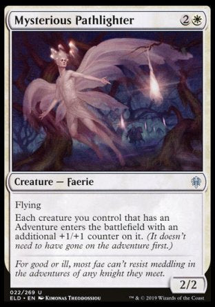 (022/269) Magic The Gathering Throne of Eldraine Single: Mysterious Pathlighter Holo Uncommon