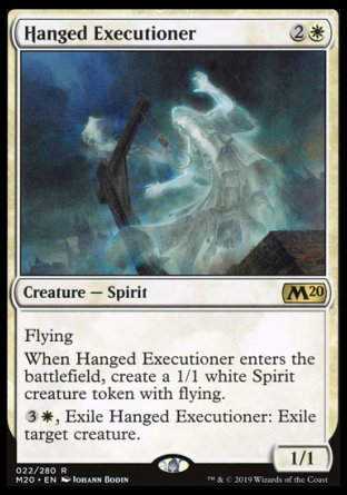 (022/280) Magic The Gathering Core 2020 Single: Hanged Executioner  Rare