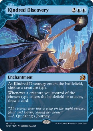 (022) Magic The Gathering Enchanting Tales Single: Kindred Discovery (V.1)  Mythic