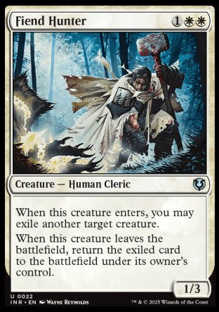 (022) Magic The Gathering Innistrad Remastered Single: Fiend Hunter Holo Uncommon