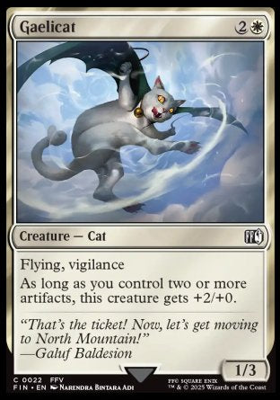 (022) Magic The Gathering Magic: The Gathering - FINAL FANTASY Single: Gaelicat  Common