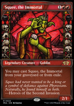 (022) Magic The Gathering Multiverse Legends Single: Squee, the Immortal (V.1) Holo Rare