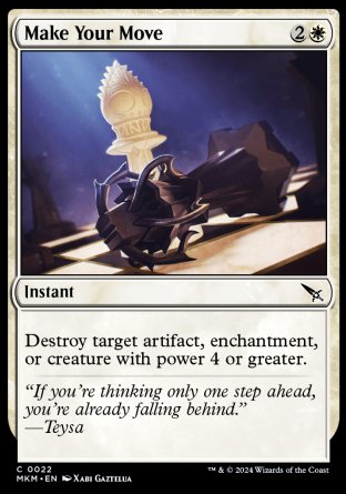 (022) Magic The Gathering Murders at Karlov Manor Single: Make Your Move Holo Common