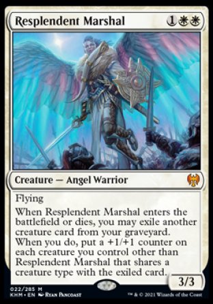 (022) Magic The Gathering Kaldheim: Promos Single: Resplendent Marshal (V.2)  Mythic