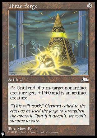 (159) Magic The Gathering The List Single: Thran Forge  Uncommon