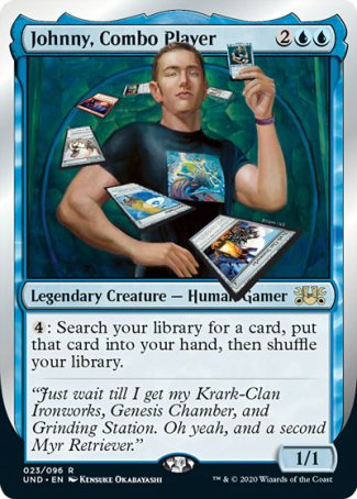 (023/096) Magic The Gathering Unsanctioned Single: Johnny, Combo Player  Rare