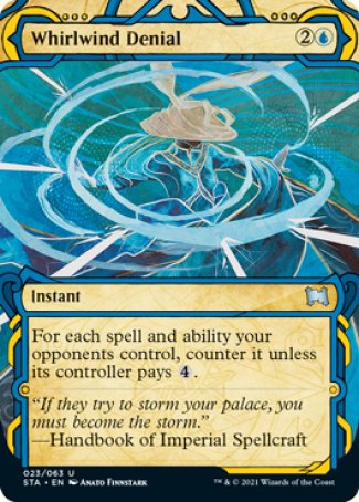 (023) Magic The Gathering Mystical Archive Single: Whirlwind Denial (V.1) Holo Uncommon
