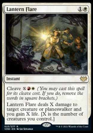 (023) Magic The Gathering Innistrad: Crimson Vow Single: Lantern Flare  Rare
